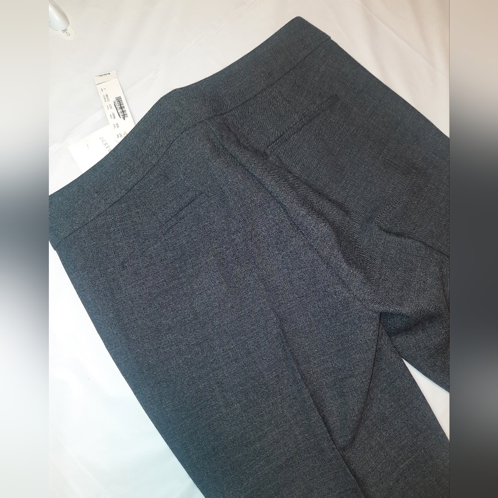 J. Crew | Campbell Tuxedo Dress Pants with Faux Leather Sides Size 2 - Picture 13 of 16